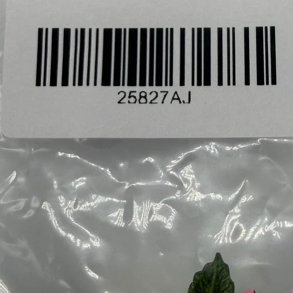 Vintage Pink Enamel Flower Brooch Pin Layered Floral Design Retro Green Stem - Picture 7 of 7